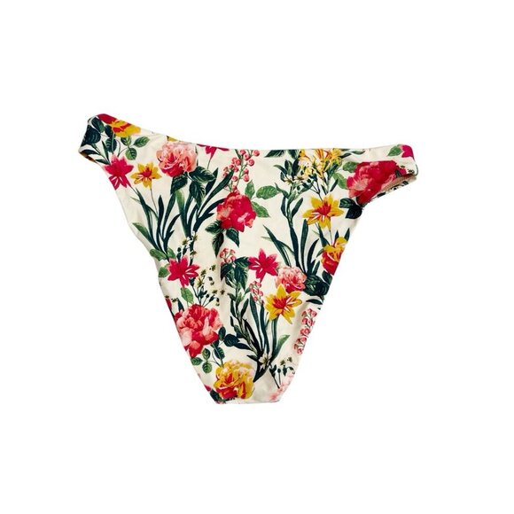 J.Crew Women's M High Leg High Waist Swim Bottom Vintage Pink Floral NWT - Picture 2 of 13